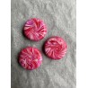 3er Set Magnete in Weiss, Rot und Magenta